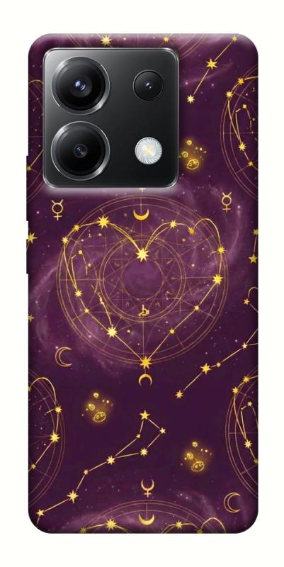 Чехол itsPrint Purple astrology для Xiaomi Poco X6, таро, купить оптом с доставкой