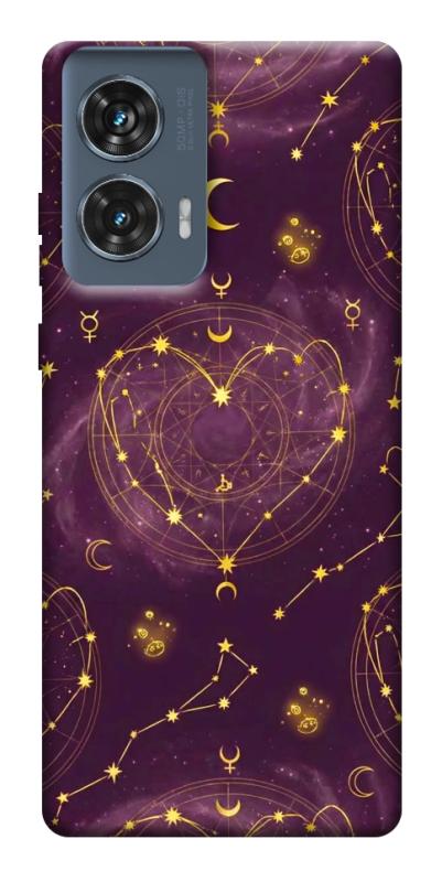 Чехол itsPrint Purple astrology для Motorola Edge 50 Fusion, таро, купить оптом с доставкой