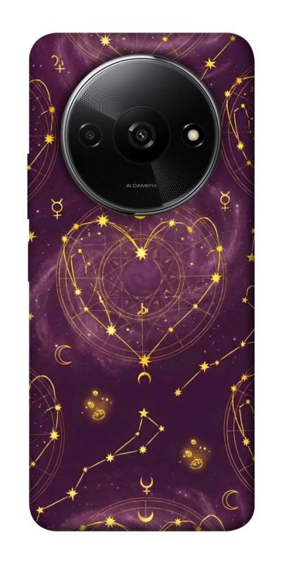 Чехол itsPrint Purple astrology для Xiaomi Redmi A3, таро, купить оптом с доставкой