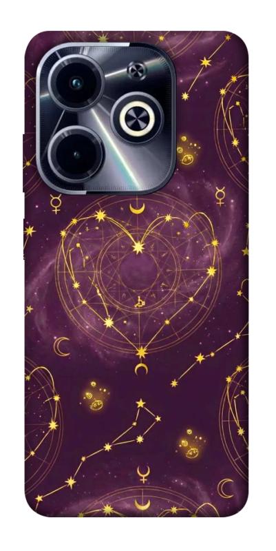 Чехол itsPrint Purple astrology для Infinix Hot 40i, таро, купить оптом с доставкой