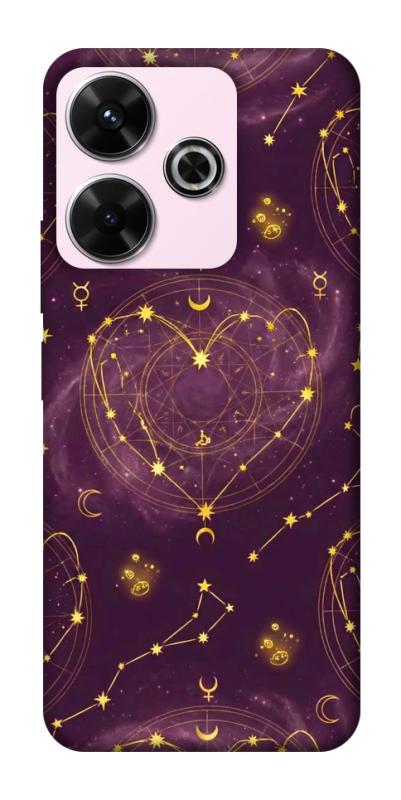 Чехол itsPrint Purple astrology для Xiaomi Redmi 13 4G / Poco M6 4G, таро, купить оптом с доставкой