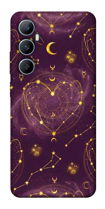 Чехол itsPrint Purple astrology для Realme C65 4G, таро, купить оптом с доставкой
