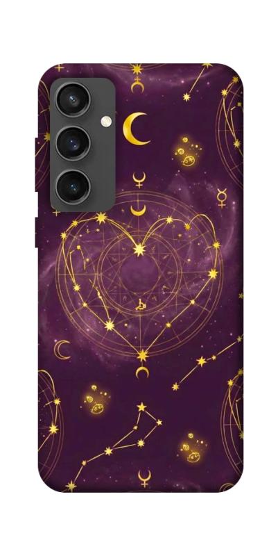 Чехол itsPrint Purple astrology для Samsung Galaxy S24 FE, таро, купить оптом с доставкой