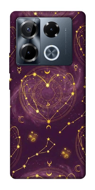 Чехол itsPrint Purple astrology для Infinix Note 40 Pro 4G, таро, купить оптом с доставкой
