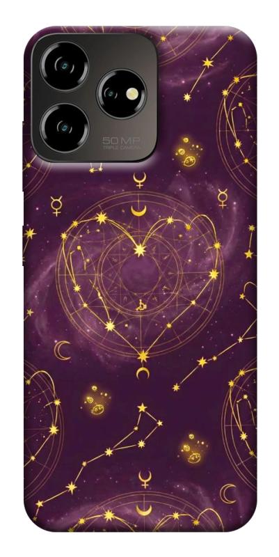 Чехол itsPrint Purple astrology для ZTE Blade V50 Desing 4G, таро, купить оптом с доставкой