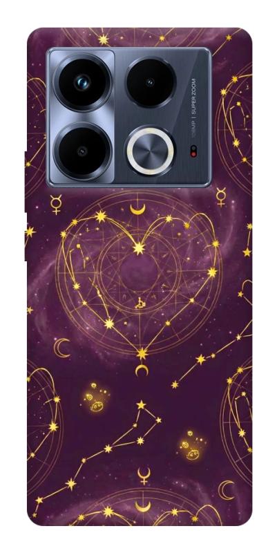 Чехол itsPrint Purple astrology для Infinix Note 40 4G, таро, купить оптом с доставкой