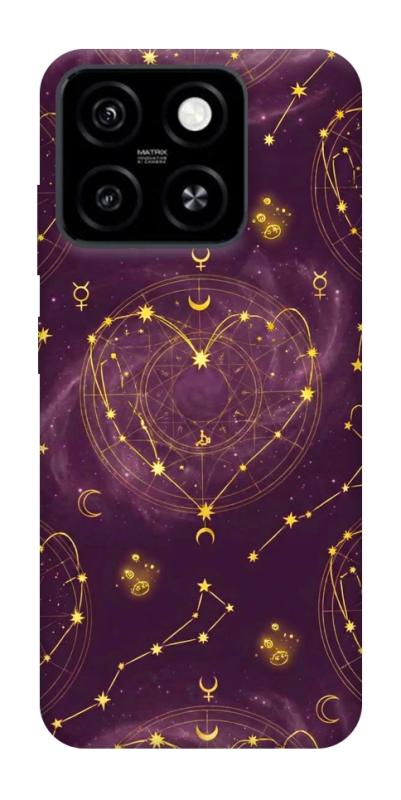 Чехол itsPrint Purple astrology для ZTE Blade A55 4G, таро, купить оптом с доставкой