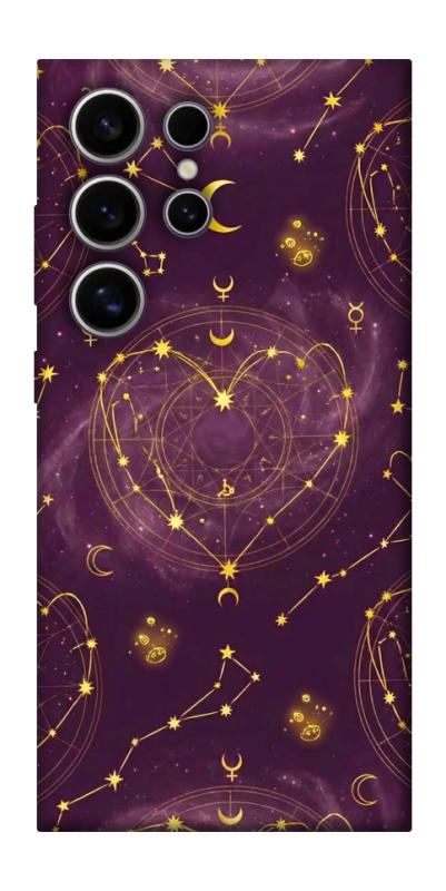 Чехол itsPrint Purple astrology для Samsung Galaxy S25 Ultra, таро, купить оптом с доставкой