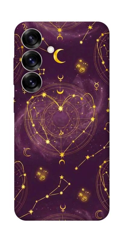 Чехол itsPrint Purple astrology для Samsung Galaxy S25, таро, купить оптом с доставкой