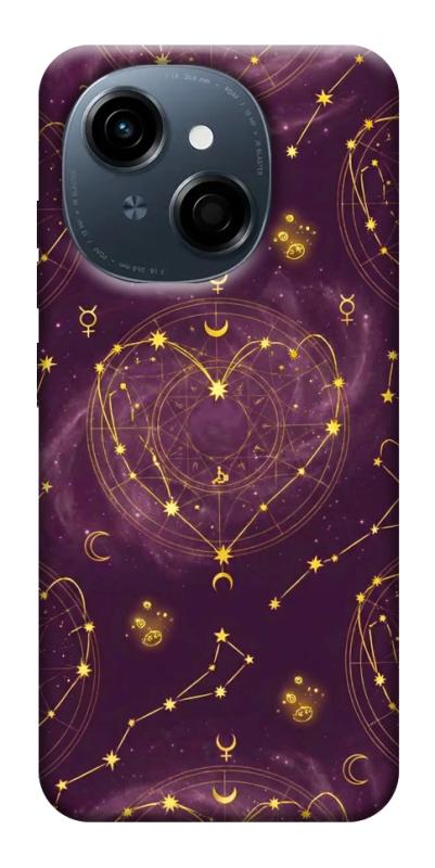 Чехол itsPrint Purple astrology для TECNO Spark Go 1, таро, купить оптом с доставкой