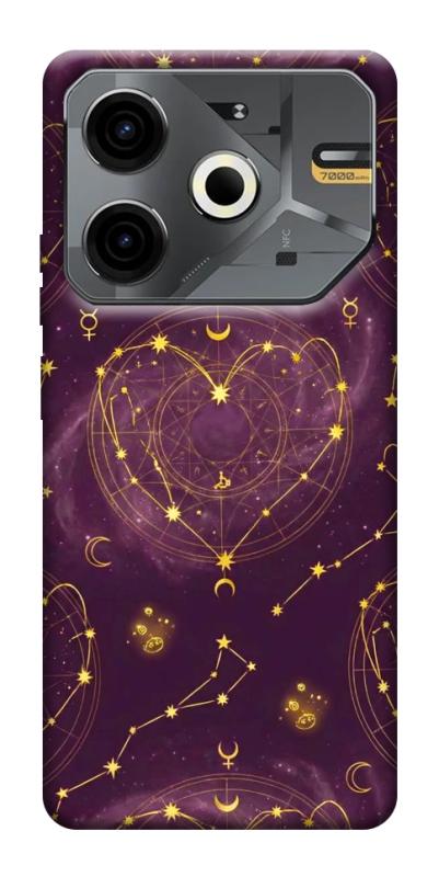 Чехол itsPrint Purple astrology для TECNO Pova 6 Neo (LI6), таро, купить оптом с доставкой