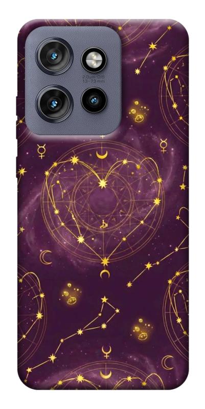 Чохол itsPrint Purple astrology для Motorola Edge 50 Neo, таро, купити оптом з доставкою