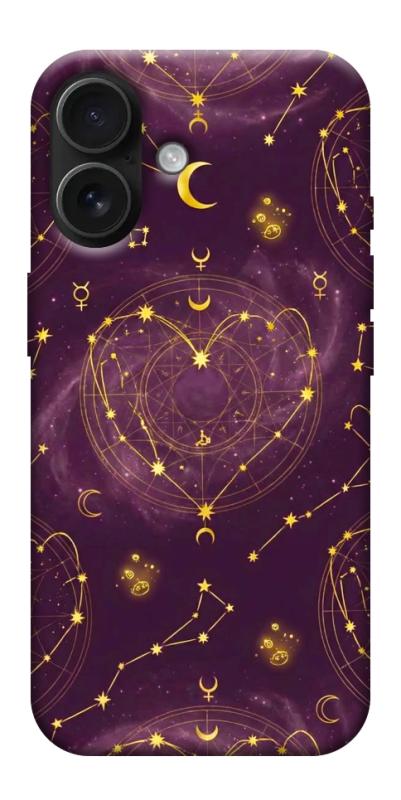 Чехол itsPrint Purple astrology для Apple iPhone 17 (6.3"), таро, купить оптом с доставкой
