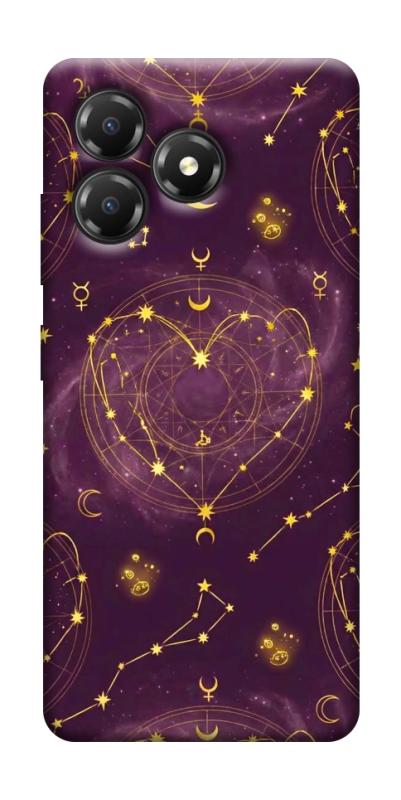 Чехол itsPrint Purple astrology для ZTE Blade A36, таро, купить оптом с доставкой