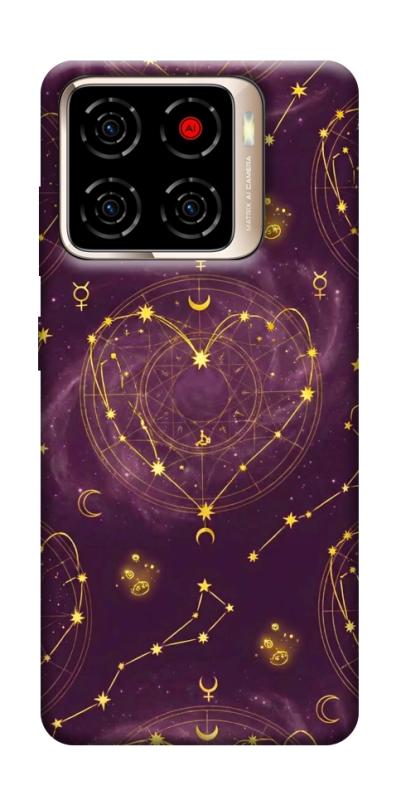 Чехол itsPrint Purple astrology для ZTE Blade A56, таро, купить оптом с доставкой