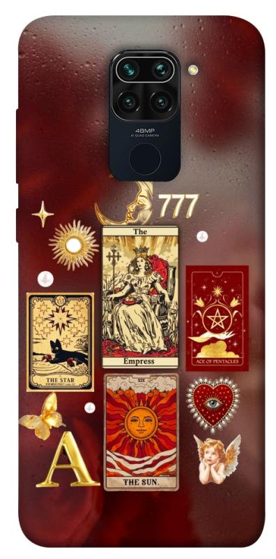 Чехол itsPrint Red aethtetic для Xiaomi Redmi Note 9 / Redmi 10X, таро, купить оптом с доставкой