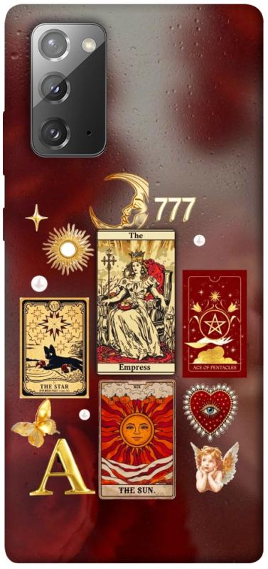 Чохол itsPrint Red aethtetic для Samsung Galaxy Note 20, таро, купити оптом з доставкою