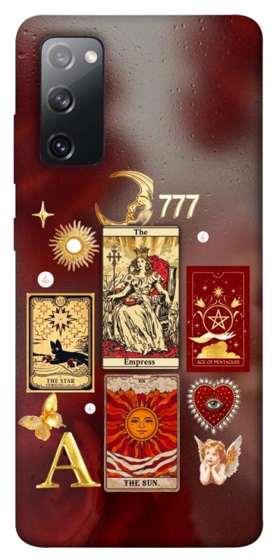 Чехол itsPrint Red aethtetic для Samsung Galaxy S20 FE, таро, купить оптом с доставкой