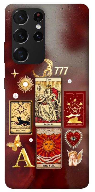Чохол itsPrint Red aethtetic для Samsung Galaxy S21 Ultra, таро, купити оптом з доставкою