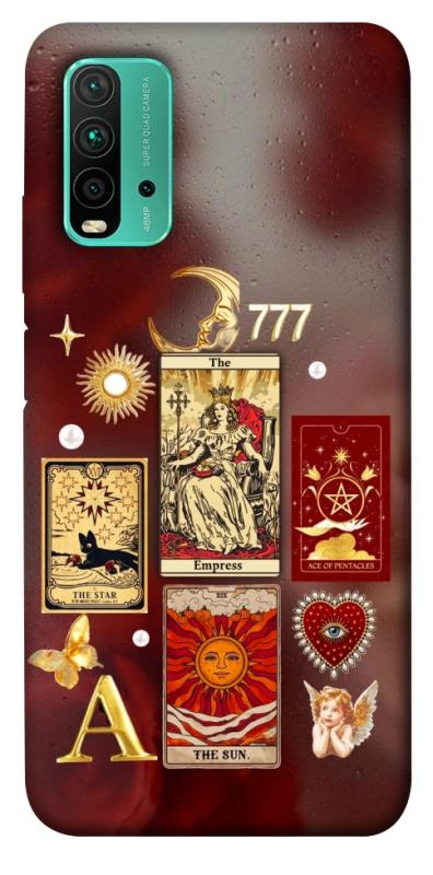 Чехол itsPrint Red aethtetic для Xiaomi Redmi Note 9 4G / Redmi 9 Power / Redmi 9T, таро, купить оптом с доставкой
