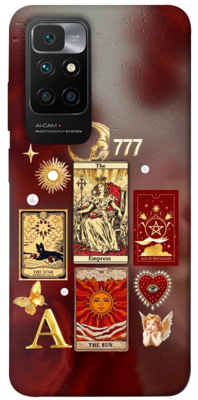 Чехол itsPrint Red aethtetic для Xiaomi Redmi 10, таро, купить оптом с доставкой