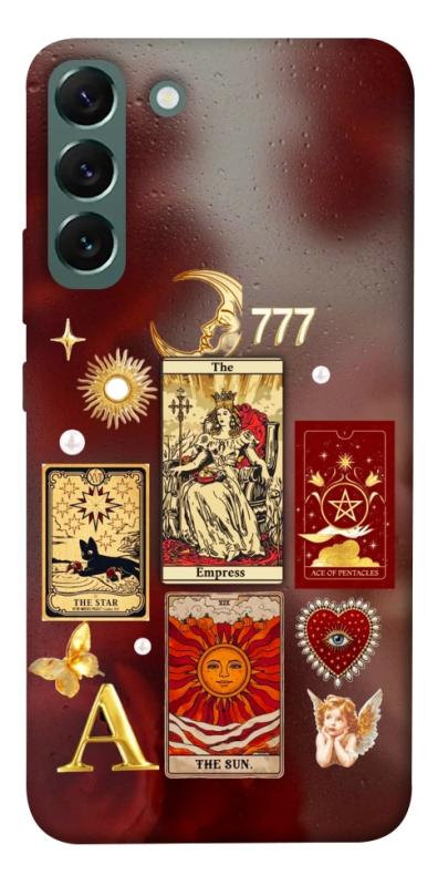 Чехол itsPrint Red aethtetic для Samsung Galaxy S22+, таро, купить оптом с доставкой