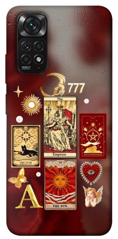 Чехол itsPrint Red aethtetic для Xiaomi Redmi Note 11 (Global) / Note 11S, таро, купить оптом с доставкой