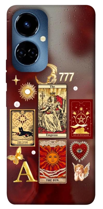 Чохол itsPrint Red aethtetic для TECNO Camon 19 (CI6n) / 19 Pro (CI8n), таро, купити оптом з доставкою