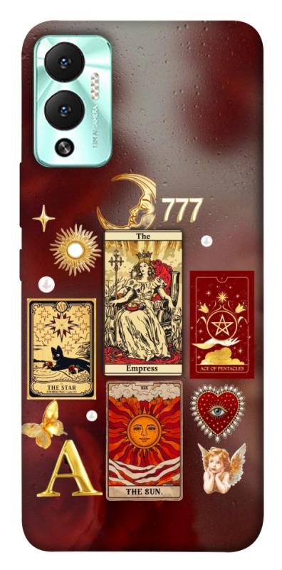 Чехол itsPrint Red aethtetic для Infinix Hot 12 Play, таро, купить оптом с доставкой