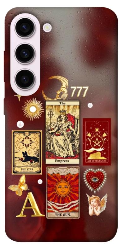 Чехол itsPrint Red aethtetic для Samsung Galaxy S23+, таро, купить оптом с доставкой