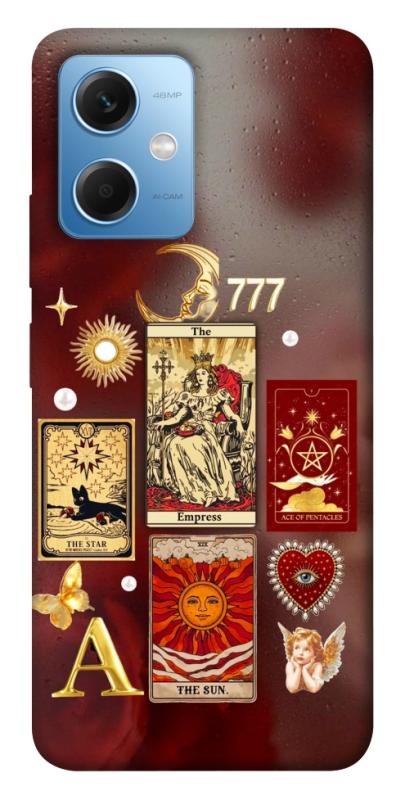 Чехол itsPrint Red aethtetic для Xiaomi Redmi Note 12 5G, таро, купить оптом с доставкой