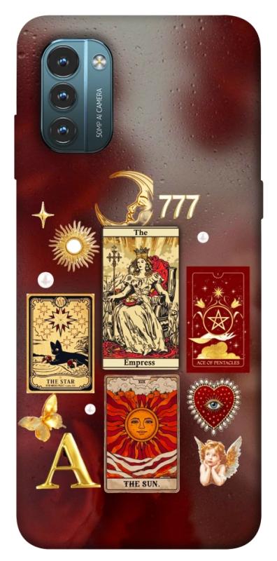Чехол itsPrint Red aethtetic для Nokia G21, таро, купить оптом с доставкой