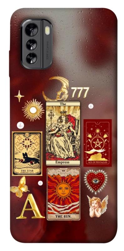 Чехол itsPrint Red aethtetic для Nokia G60, таро, купить оптом с доставкой