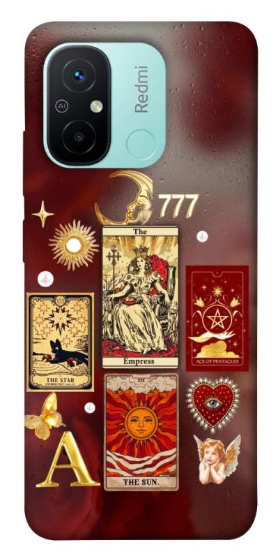 Чехол itsPrint Red aethtetic для Xiaomi Redmi 12C, таро, купить оптом с доставкой