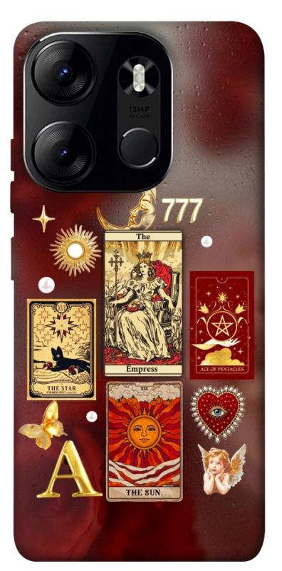 Чохол itsPrint Red aethtetic для Tecno Spark Go 2023, таро, купити оптом з доставкою