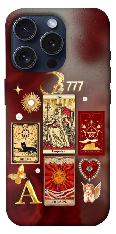 Чехол itsPrint Red aethtetic для Apple iPhone 15 Pro (6.1"), таро, купить оптом с доставкой