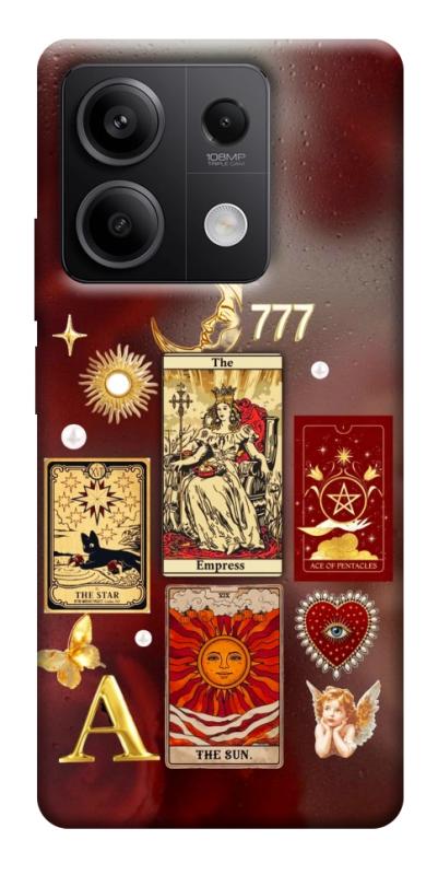 Чехол itsPrint Red aethtetic для Xiaomi Redmi Note 13 5G, таро, купить оптом с доставкой