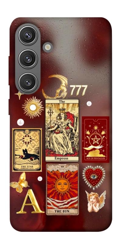 Чехол itsPrint Red aethtetic для Samsung Galaxy S24+, таро, купить оптом с доставкой