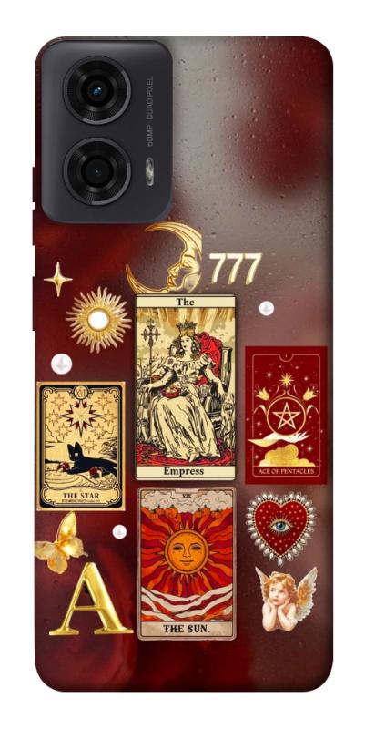 Чехол itsPrint Red aethtetic для Motorola Moto G24, таро, купить оптом с доставкой