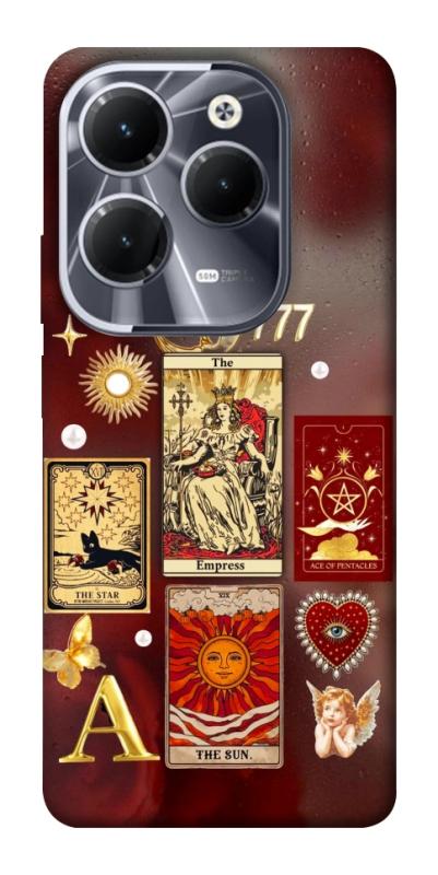 Чехол itsPrint Red aethtetic для Infinix Hot 40, таро, купить оптом с доставкой