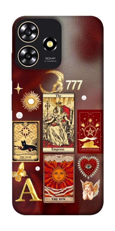 Чехол itsPrint Red aethtetic для ZTE Blade A73 4G, таро, купить оптом с доставкой