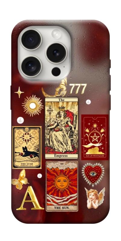 Чехол itsPrint Red aethtetic для Apple iPhone 16 Pro (6.3"), таро, купить оптом с доставкой