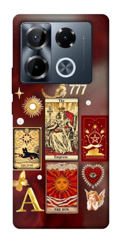Чехол itsPrint Red aethtetic для Infinix Note 40 Pro 4G, таро, купить оптом с доставкой