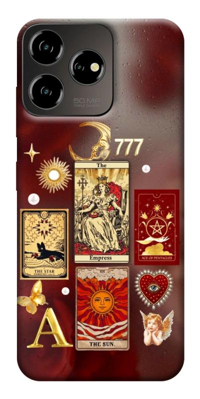 Чехол itsPrint Red aethtetic для ZTE Blade V50 Desing 4G, таро, купить оптом с доставкой