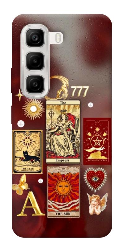 Чехол itsPrint Red aethtetic для Infinix Hot 50 4G, таро, купить оптом с доставкой