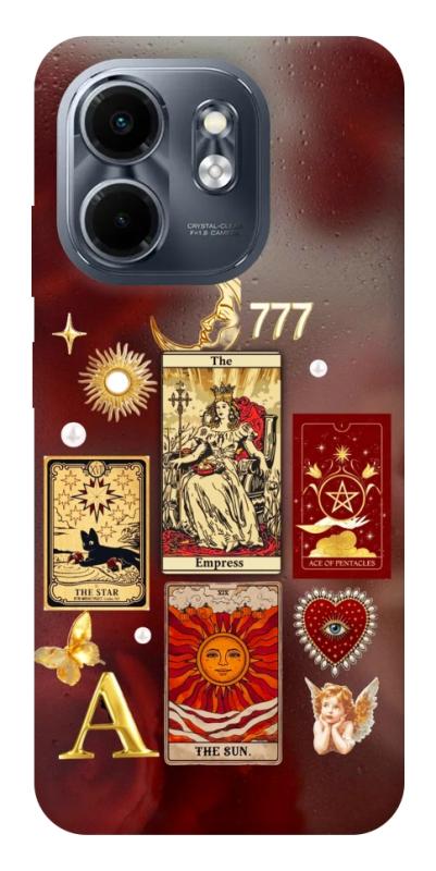 Чехол itsPrint Red aethtetic для Infinix Smart 9 4G / Hot 50i, таро, купить оптом с доставкой