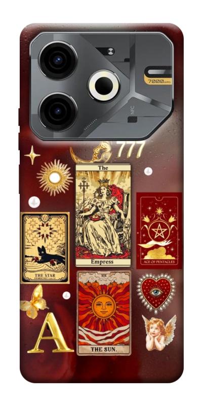 Чехол itsPrint Red aethtetic для TECNO Pova 6 Neo (LI6), таро, купить оптом с доставкой