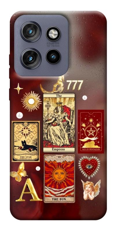 Чехол itsPrint Red aethtetic для Motorola Edge 50 Neo, таро, купить оптом с доставкой