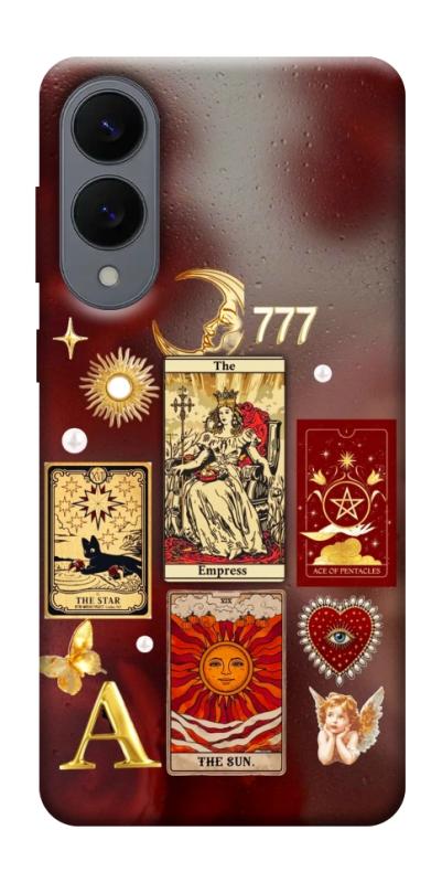 Чехол itsPrint Red aethtetic для Samsung Galaxy S25 Edge, таро, купить оптом с доставкой