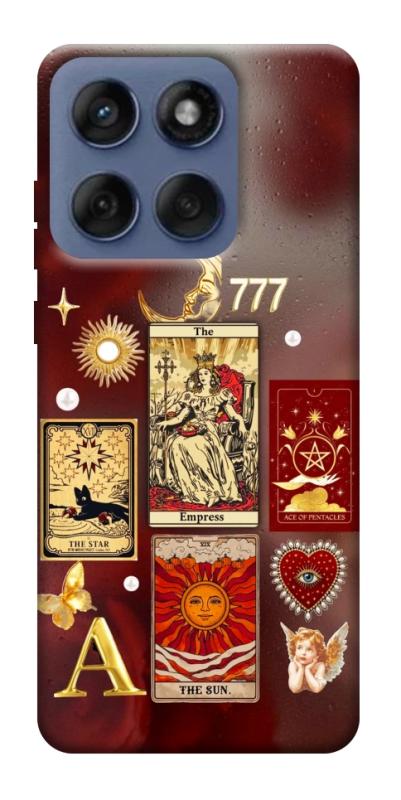 Чехол itsPrint Red aethtetic для Motorola Edge 60 Fusion, таро, купить оптом с доставкой